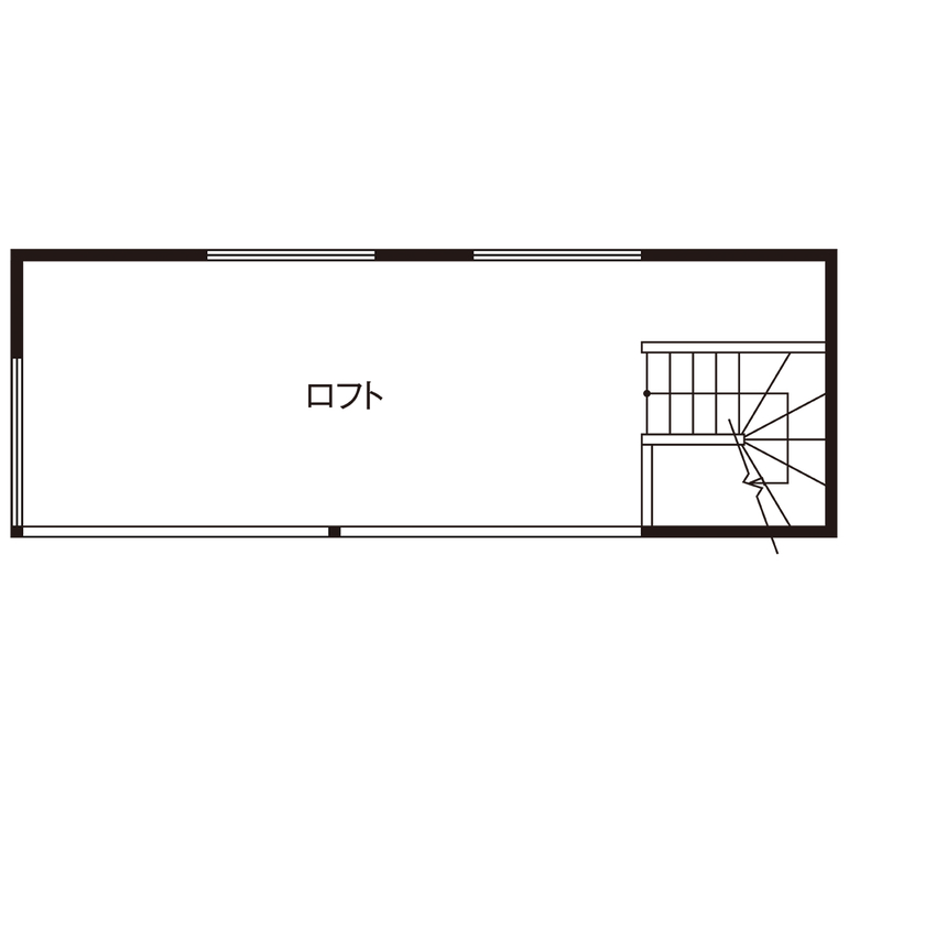 タマホーム 【2000万円台/122.34平米/間取り図あり】上質なデザインと家事ラクを両立。開放感いっぱいの2階LDKの家の間取り図（4LDK）ロフト