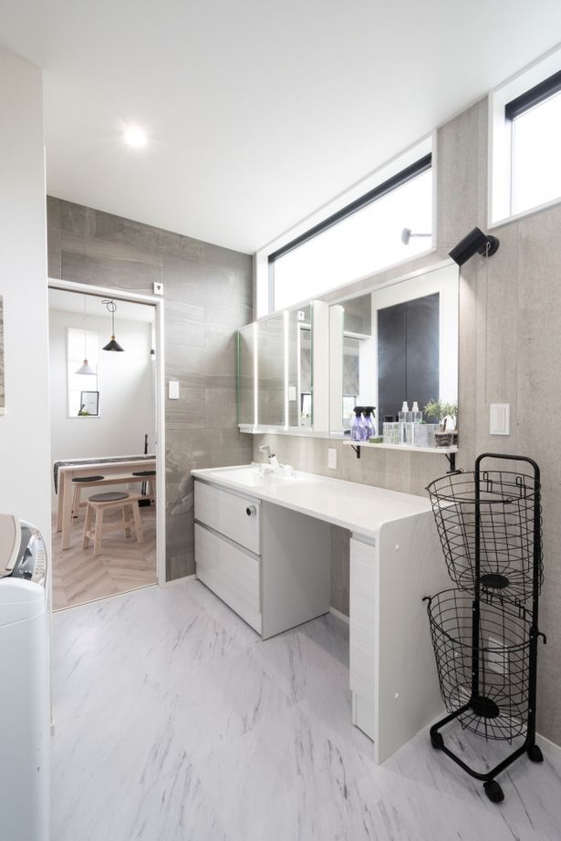 タマホーム 【2000万円台/122.34平米/間取り図あり】上質なデザインと家事ラクを両立。開放感いっぱいの2階LDKの家の建築実例画像5