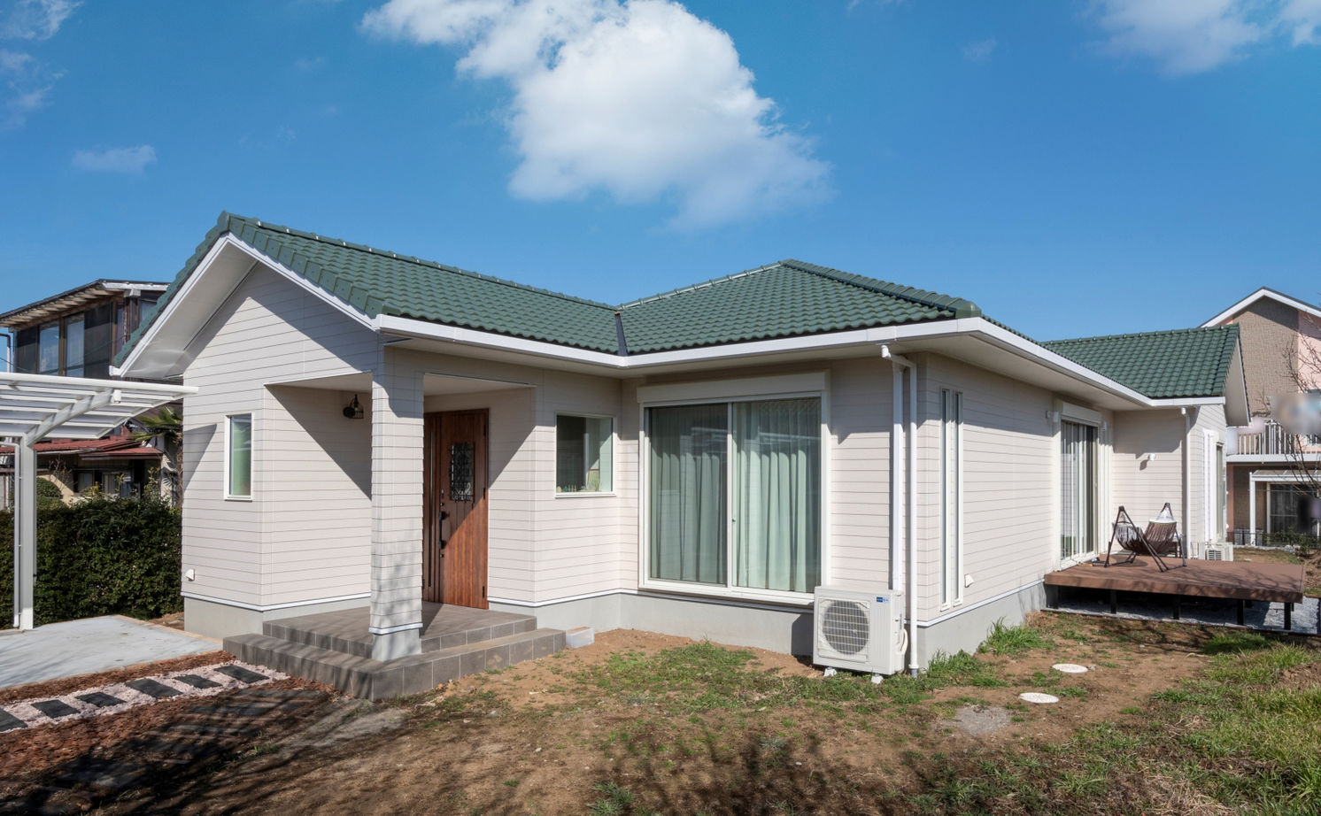 タマホーム 【2000万円台/149.47平米/間取り有】心地よい空間演出や家事ラクに配慮。ナチュラルテイストの平屋の住まいの建築実例画像5