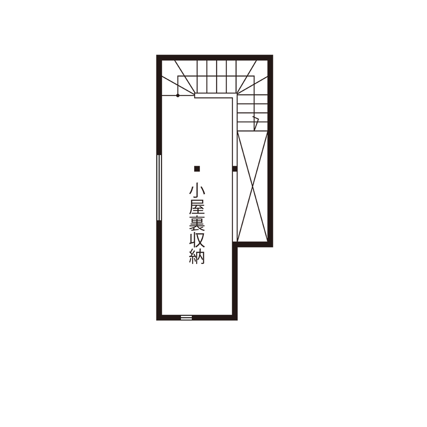 タマホーム 【2000万円台/107.64平米/間取り有】オプションとの差額の少なさも評価。20代で叶えたカッコイイ住まいの間取り図（3LDK）ロフト階