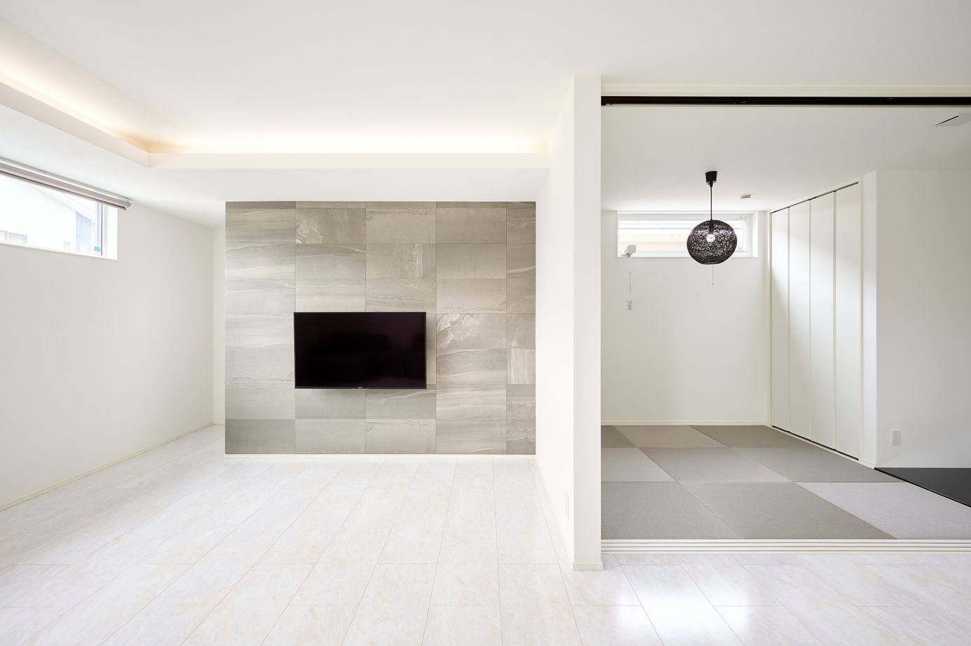 タマホーム 【3000万円台/127.32平米/間取り図有】ゆとりあふれる美しいホテルライクな平屋の住まいの建築実例画像6