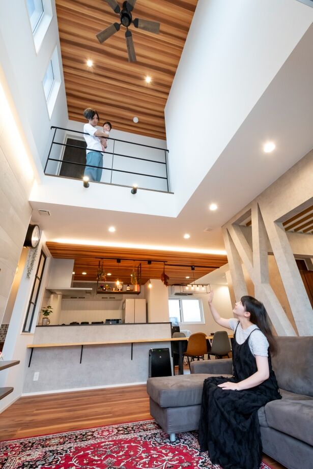 タマホーム 【2000万円台/125.86平米/間取り図有】レッドシダーやアイアン、間接照明の採用など彩り豊かで上質な住まいの建築実例画像4