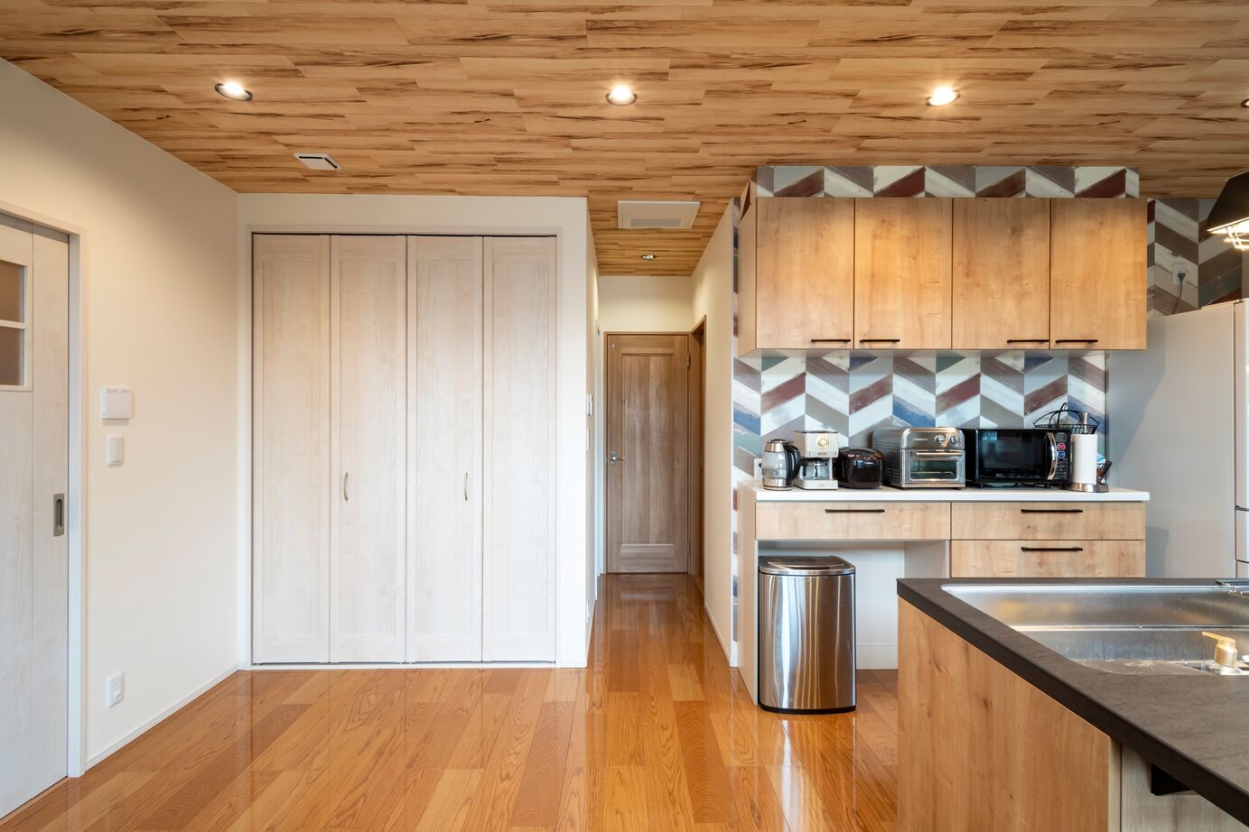 タマホーム 【2000万円台/130.83平米/間取り図有】デザインも家事ラクも希望を叶えたお気に入りのアメリカンハウスの建築実例画像5