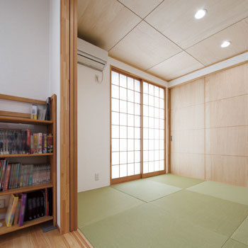 彩ハウス 【1900万円台】決め手は人柄とカッコよさ。モデルハウスで体感した自然素材を反映したインナーバルコニーのある住まいの建築実例画像6