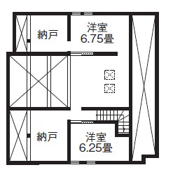 一級建築士事務所　夢・建築工房 【2500～3000万円/48坪/間取有/平屋】夏は自然の風を感じ、冬は薪ストーブで。小さなエネルギーで暮らす家の間取り図（4LDK）ロフト