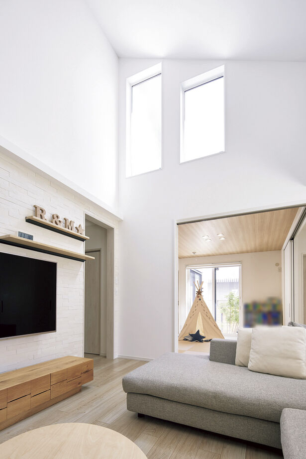 丸良木材・パナソニックビルダーズグループ 【和歌山県/3000万円台/車2台/間取り有】耐震等級3。安心の平屋風2階建て。のびのび遊べるつながりの家の建築実例画像5