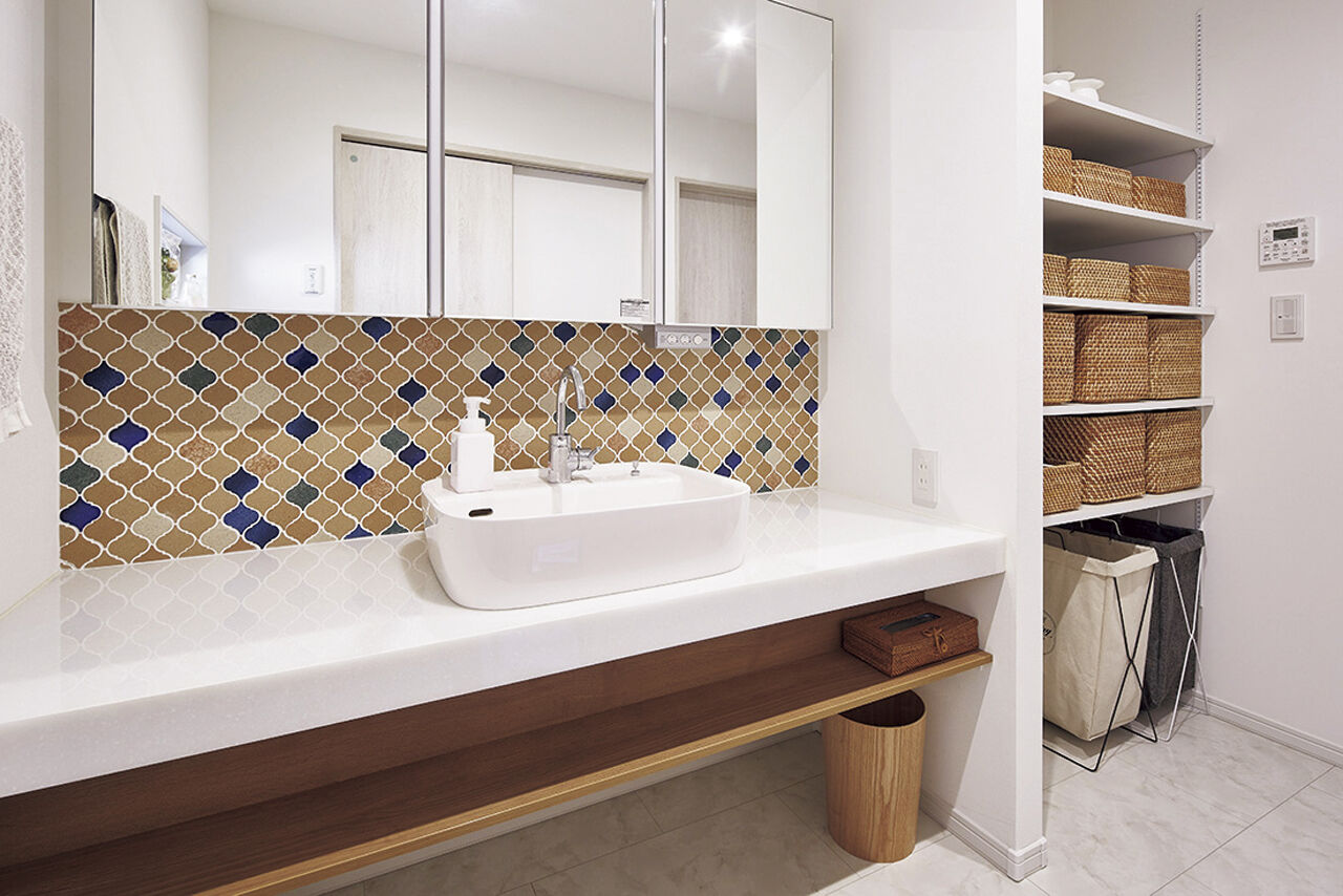 丸良木材・パナソニックビルダーズグループ 【和歌山県/3000万円台/車2台/間取り有】耐震等級3。安心の平屋風2階建て。のびのび遊べるつながりの家の建築実例画像8