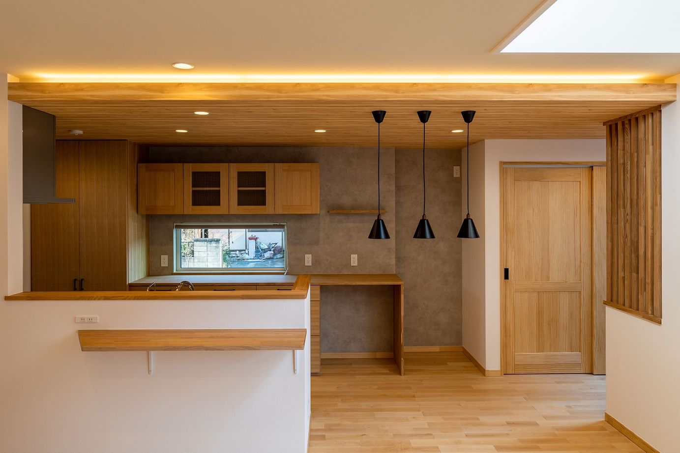 タケイ 【岡山県/2LDK/35坪/吹き抜け】シンプルで可愛い木の家の建築実例画像