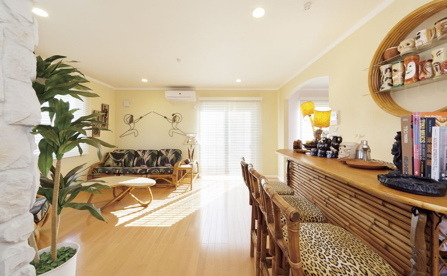 ブリリアントホーム オールディーズのアメリカ住宅をイメージしたガレージ付き平屋の家の建築実例画像3