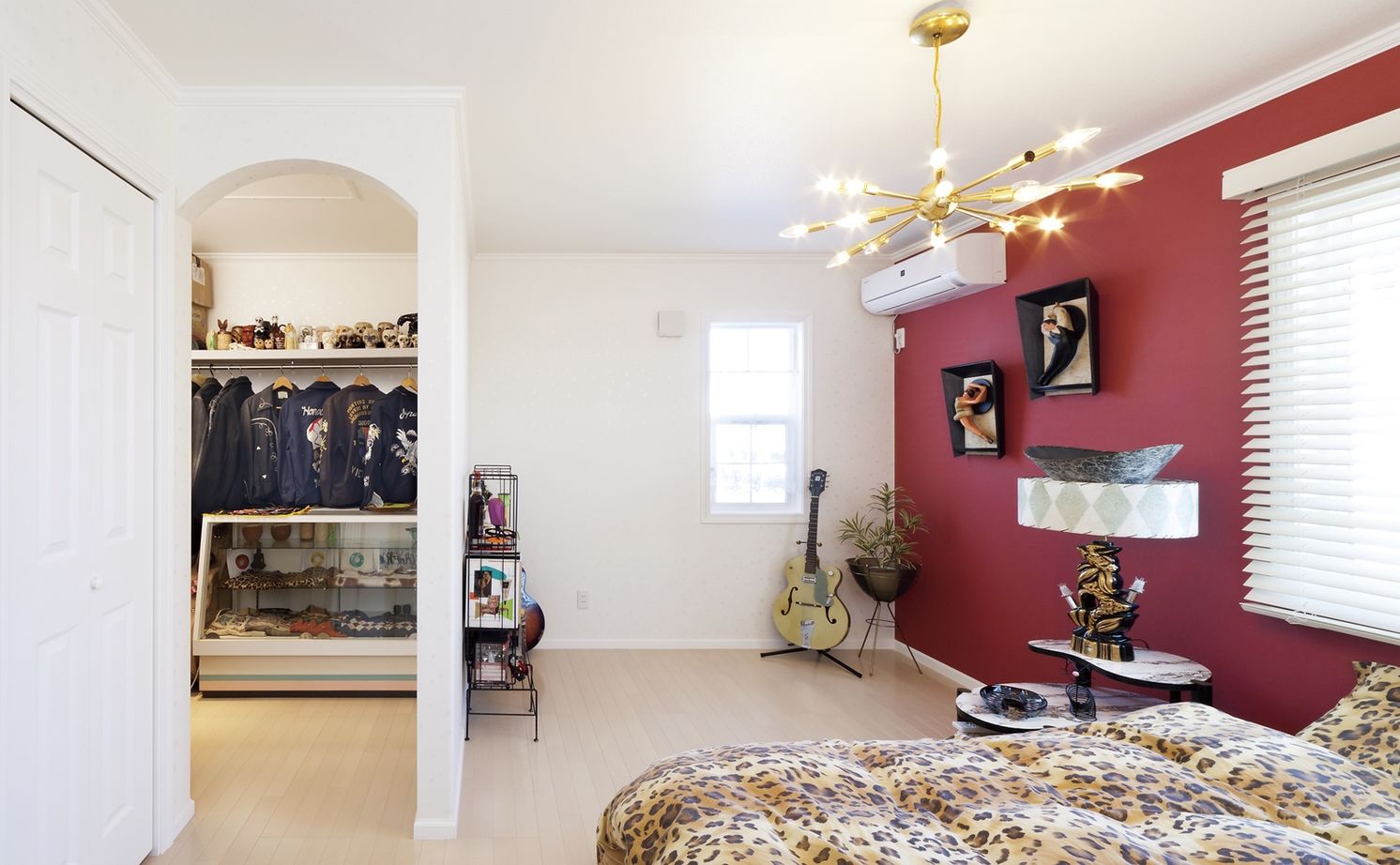 ブリリアントホーム オールディーズのアメリカ住宅をイメージしたガレージ付き平屋の家の建築実例画像6