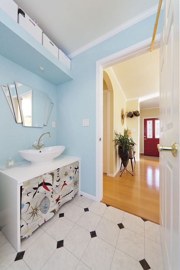 ブリリアントホーム オールディーズのアメリカ住宅をイメージしたガレージ付き平屋の家の建築実例画像7