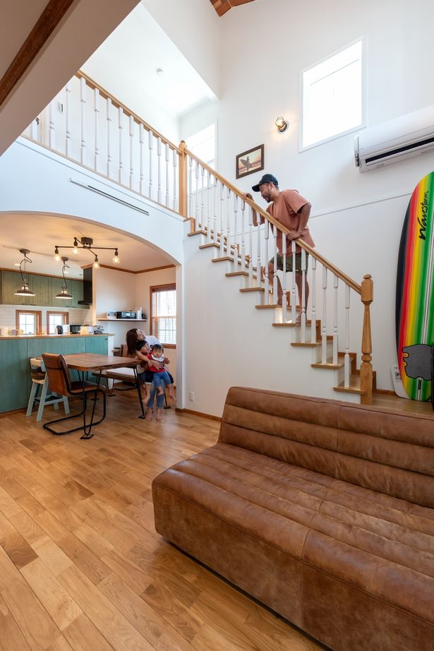 ブリリアントホーム 【2500～2999万円/ビルトインガレージ/間取り図】サーフィン好きの夫婦が建てたお洒落なアメリカンハウスの建築実例画像3