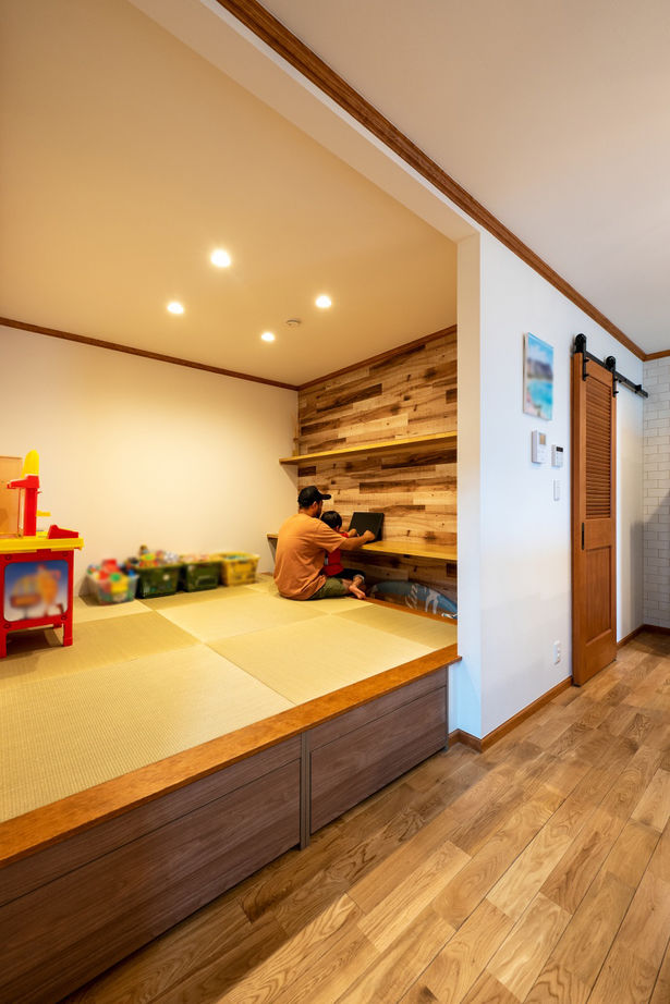 ブリリアントホーム 【2500～2999万円/ビルトインガレージ/間取り図】サーフィン好きの夫婦が建てたお洒落なアメリカンハウスの建築実例画像4