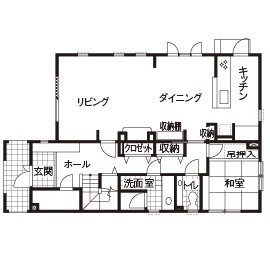 ブリリアントホーム 【間取り図】優美な石張りのヨーロッパ風の外観と洗練されたインテリアに海外からのゲストも感嘆！の間取り図（5LDK）1階