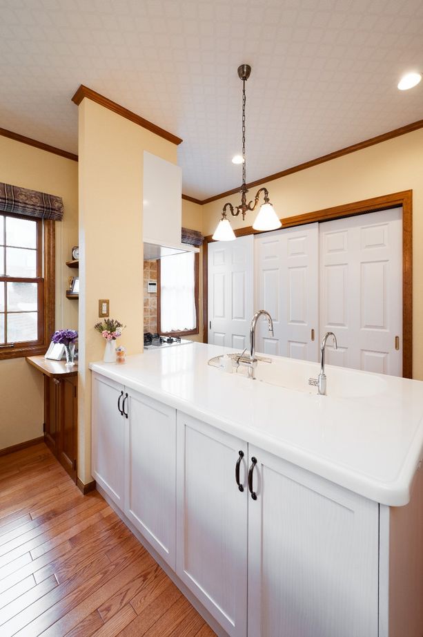 ブリリアントホーム 【3000万円台/40坪台】美しいタイル張りの外観が目を引くクラシックでこだわりの詰まった家の建築実例画像5