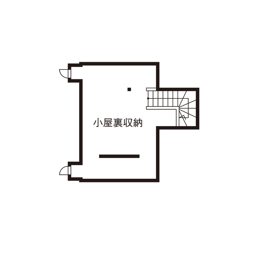 ブリリアントホーム レンガにこだわった、ジョージアンスタイルの美しく味わいのある外観デザインが目を引く家（間取り図有り）の間取り図（4LDK）小屋裏