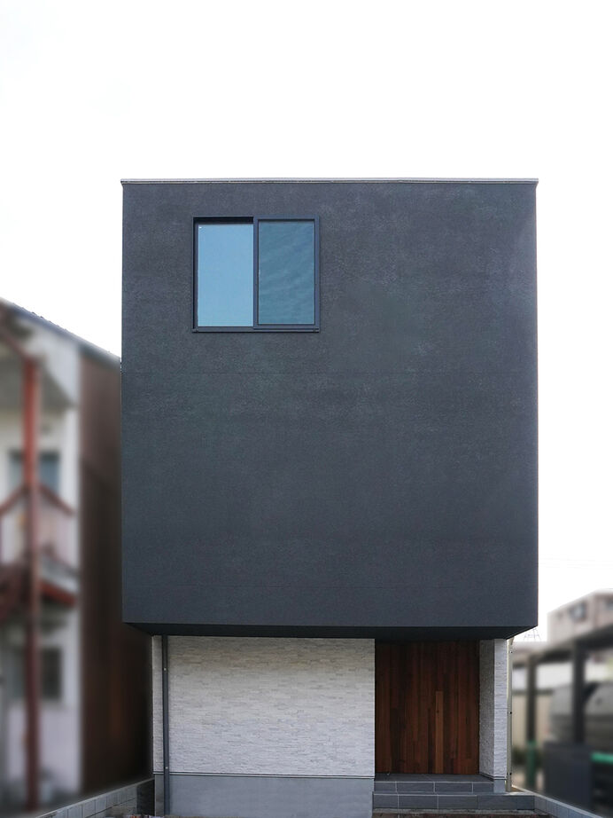 トスコEASEL 【愛知/20坪台/狭小/3階建て/4LDK/理想の間取り】大理石をあしらいホテルライクに。立体感のある狭小住宅の建築実例画像