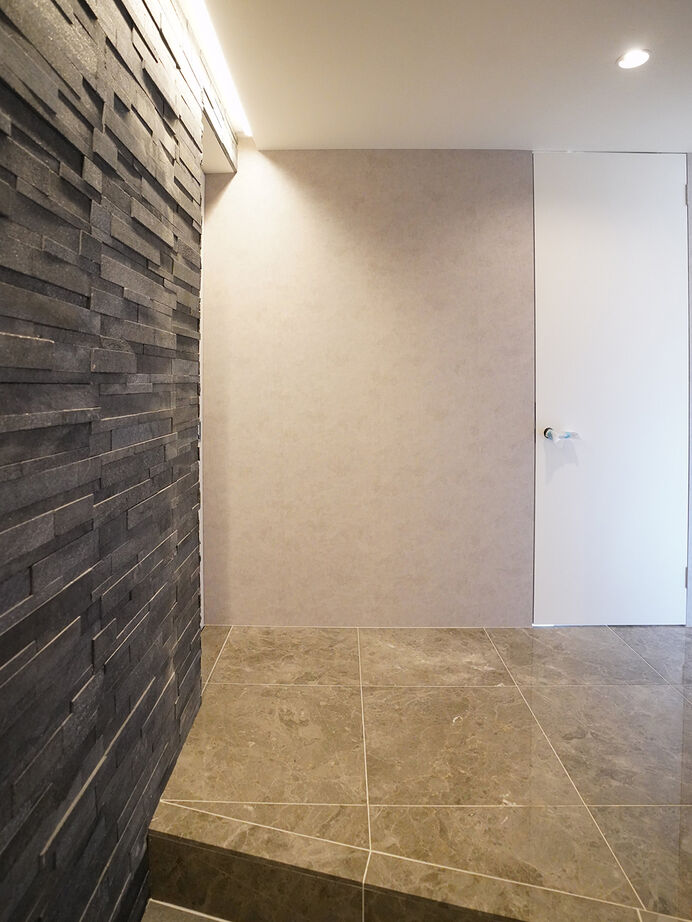 トスコEASEL 【愛知/20坪台/狭小/3階建て/4LDK/理想の間取り】大理石をあしらいホテルライクに。立体感のある狭小住宅の建築実例画像7