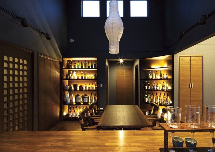 北海荘建 【小樽市/狭小地/平屋/和モダン】まるでリゾートで寛ぐよう！友が集まり、暮らしを楽しむハイグレードな家の建築実例画像3