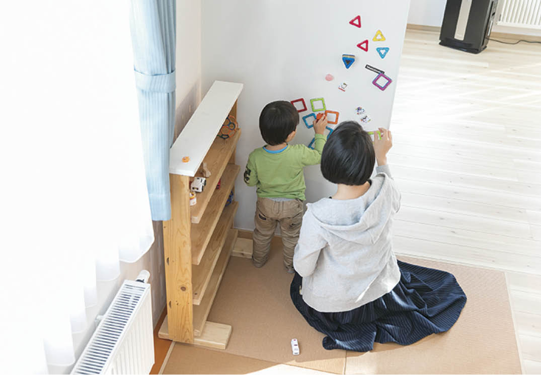 北海荘建 【札幌市/全室床暖房/間取り図有/ビルドインガレージ】建築現場で性能の高さを実感したぬくもりある我が家♪の建築実例画像4