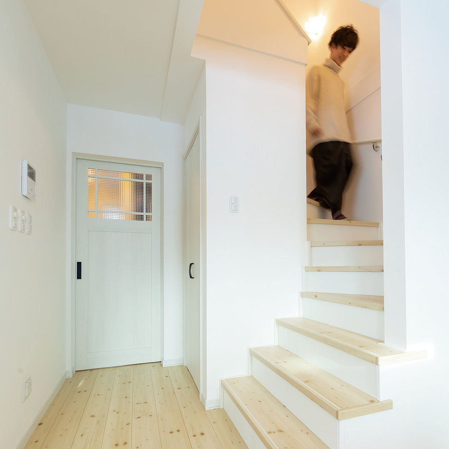 北海荘建 【4LDK/狭小地/全室床暖房/間取り図有】限られた予算内で将来を見据えた間取りに！回遊動線も実現♪の建築実例画像8