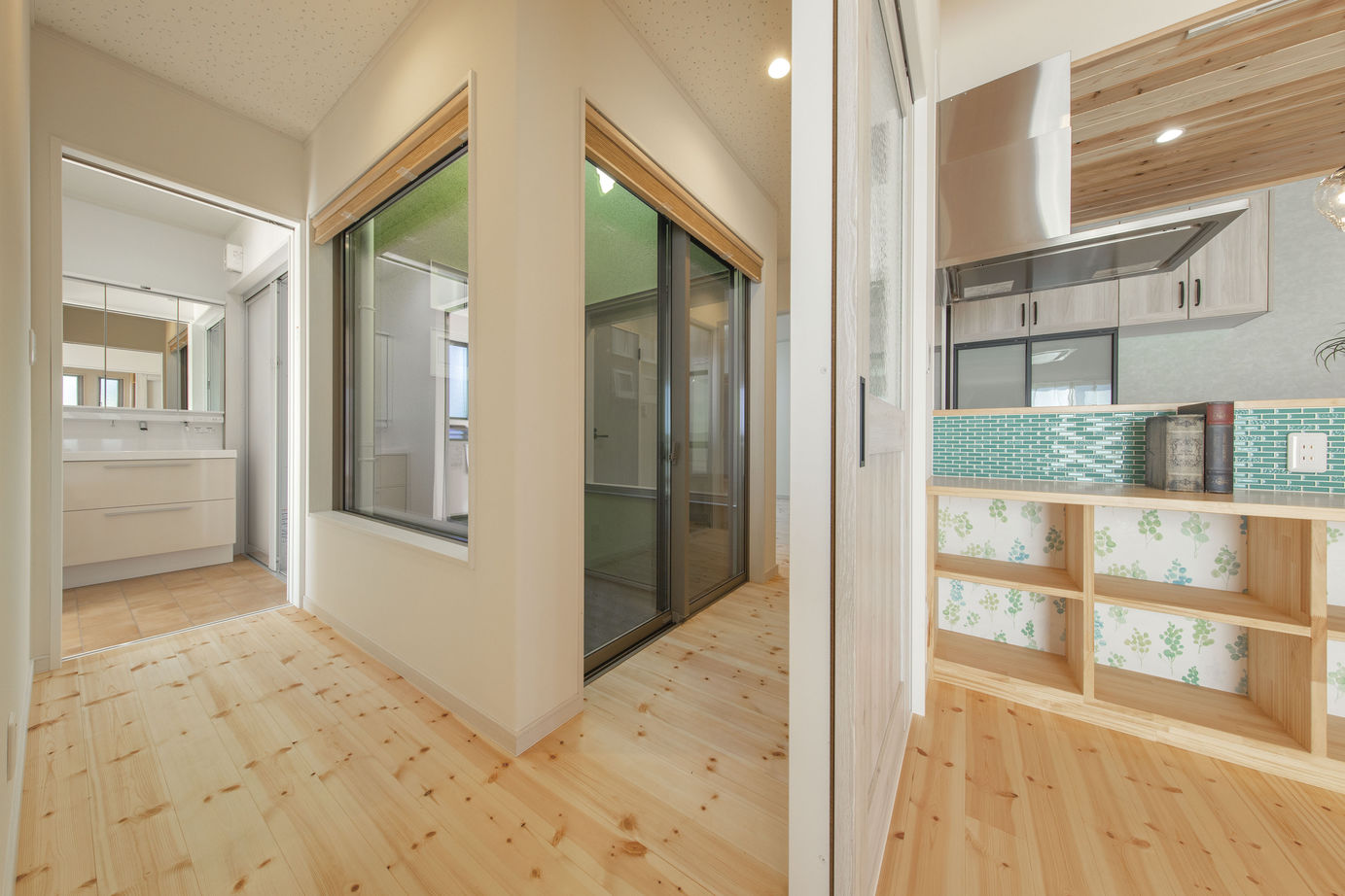 モックの家／草処建設(くさどころけんせつ) 【桐生市｜平屋｜約33坪】木の香りと温もりが溢れる、大きな三角屋根が特徴の平屋の建築実例画像6