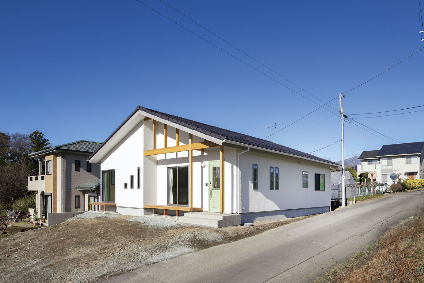 モックの家／草処建設(くさどころけんせつ) 【桐生市｜平屋｜約33坪】木の香りと温もりが溢れる、大きな三角屋根が特徴の平屋の建築実例画像10