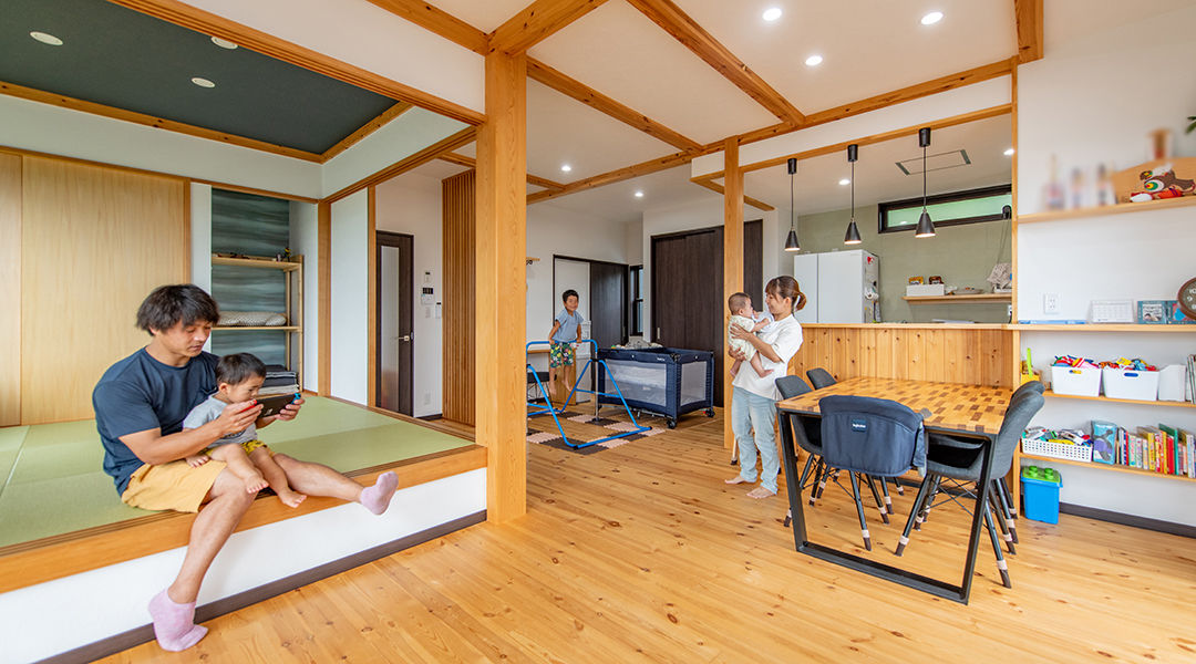 モックの家／草処建設(くさどころけんせつ) 【桐生市｜2階建て｜約40坪】ママが喜ぶ家事ラク動線の家の建築実例画像3