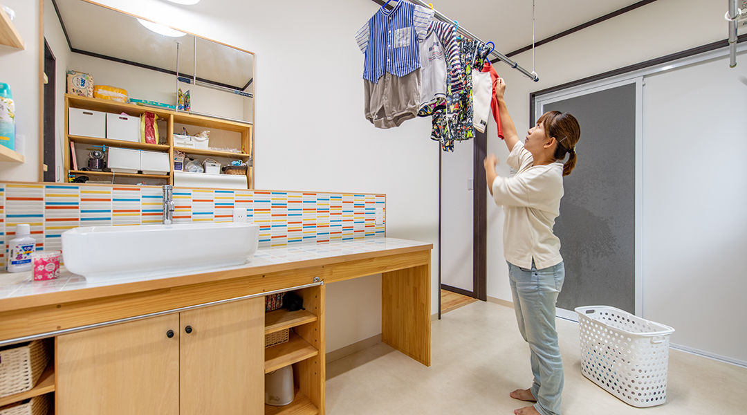 モックの家／草処建設(くさどころけんせつ) 【桐生市｜2階建て｜約40坪】ママが喜ぶ家事ラク動線の家の建築実例画像5