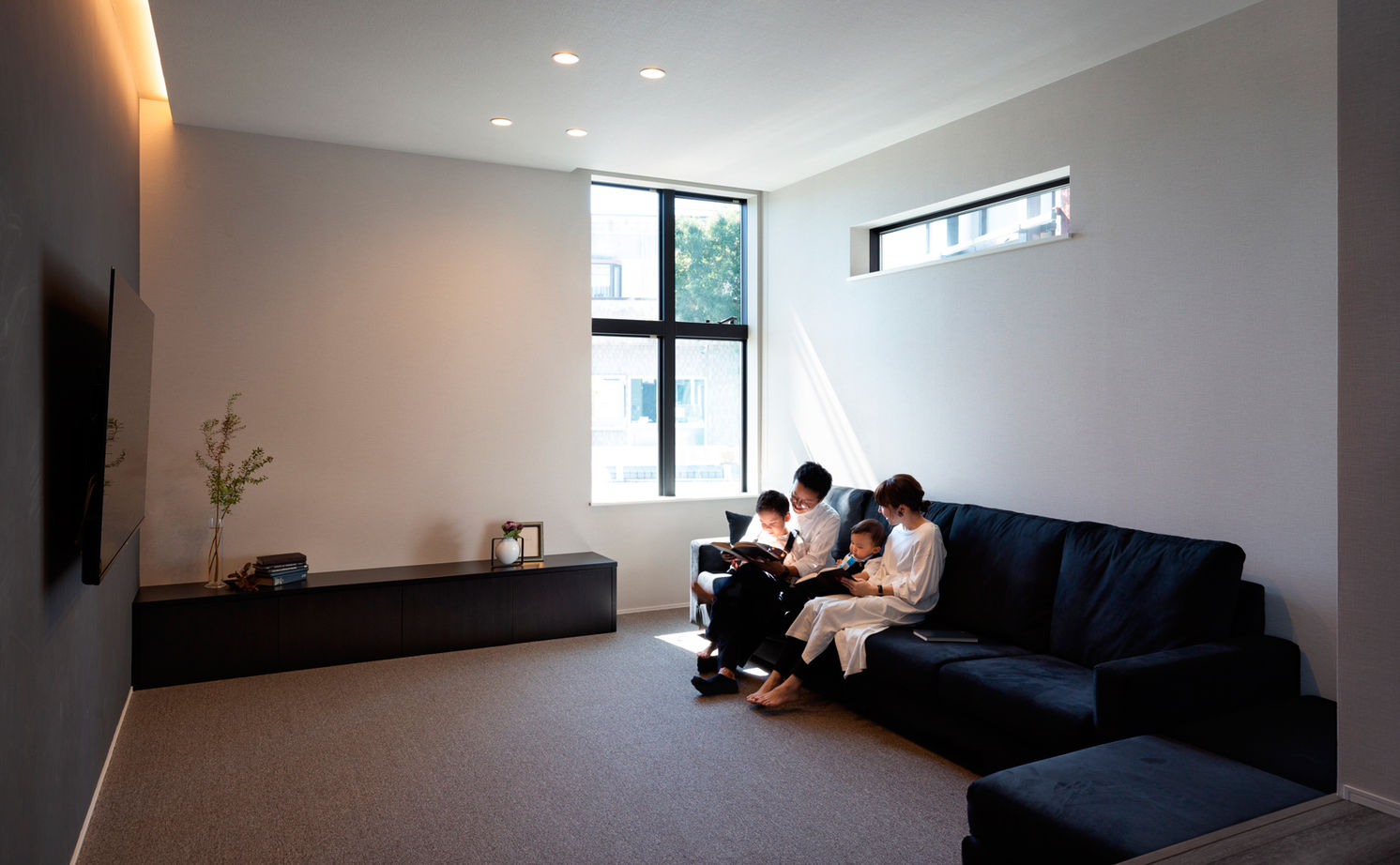 クラシスホーム 【2000万円台/45坪/ガレージ/モノトーン/間取り図】シンプルな大人空間。遊び心と機能性を両立した住まいの建築実例画像4