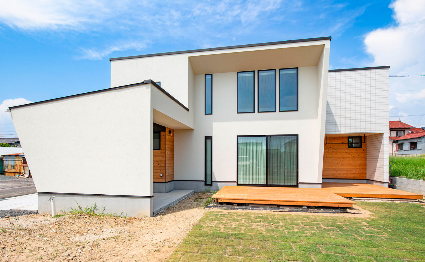 クラシスホーム 【2000万円台/4LDK/平屋/薪ストーブ/リゾート/間取図】勾配天井と大開口で広がりを。非日常を日常にした家の建築実例画像12