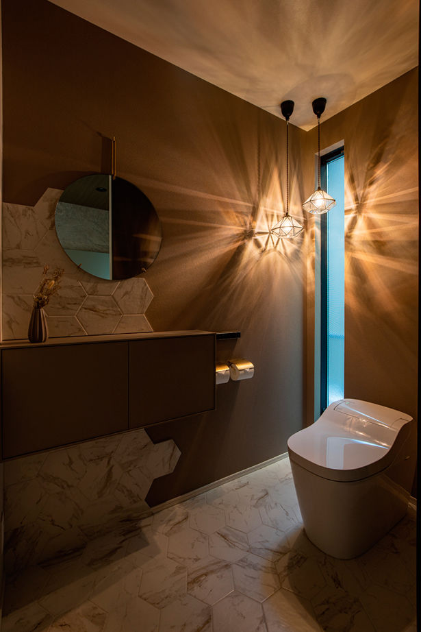 クラシスホーム 【4LDK/49坪/シンプルモダン/中庭/コの字/間取図】大開口でLDKと繋がる中庭。ホテルライクに暮らす上質な家の建築実例画像12