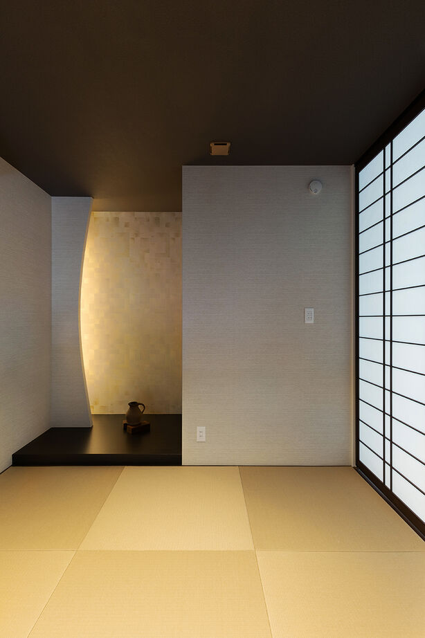 クラシスホーム 【2000万円台/46.4坪/半平屋/ウォルナット】吹抜け階段から光が降り注ぐ、家族の気配を感じる住まいの建築実例画像5