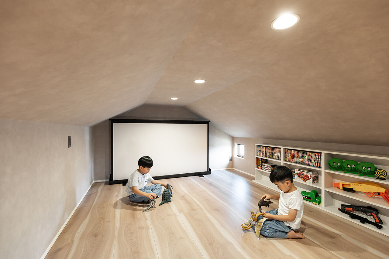 クラシスホーム 【2000万円台/4LDK/グレージュ/カフェスタイル/間取り図】アーチ型ニッチや造作棚が映える。遊び心ある家の建築実例画像10