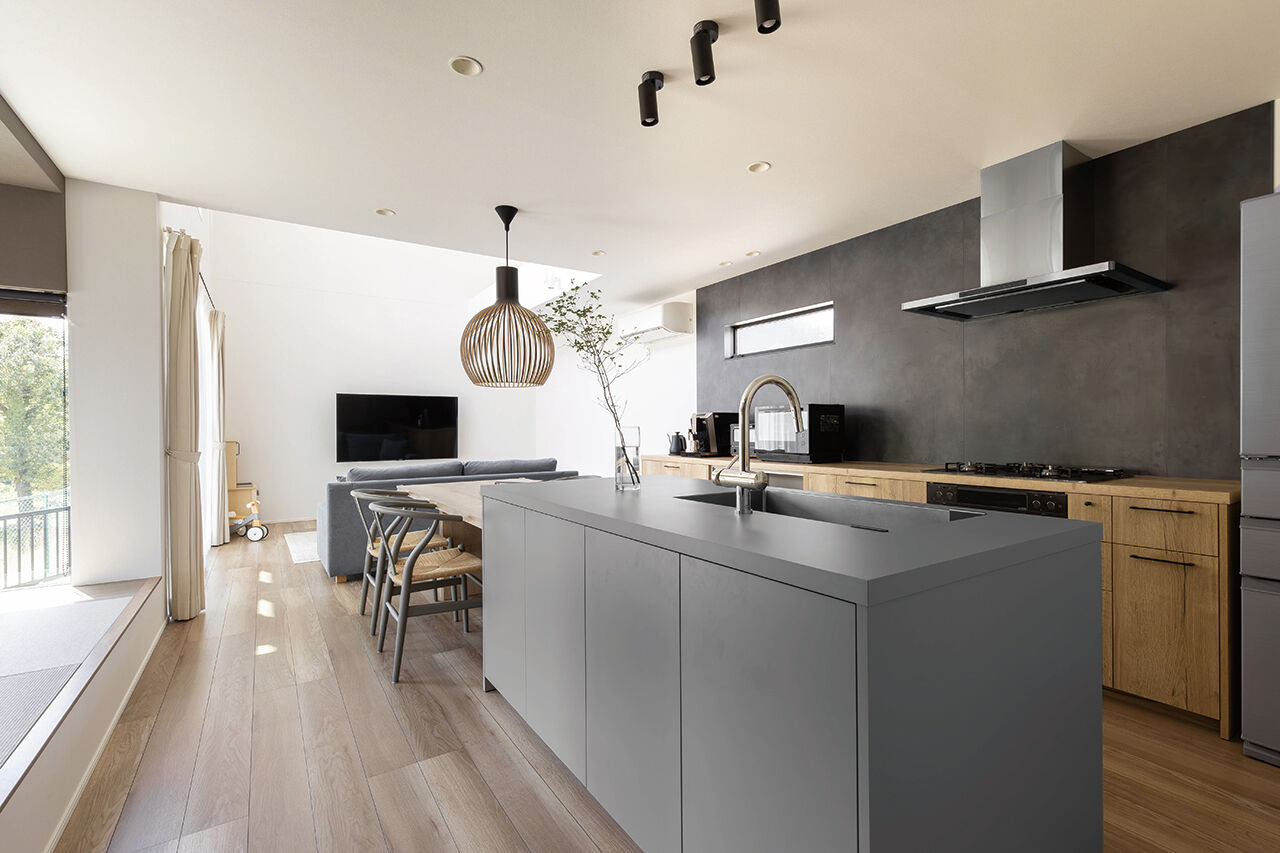 クラシスホーム 【2000万円台/3LDK/吹抜けリビング/畳コーナー/間取り図】リビングに自然光が降り注ぐナチュラルモダンな家の建築実例画像6