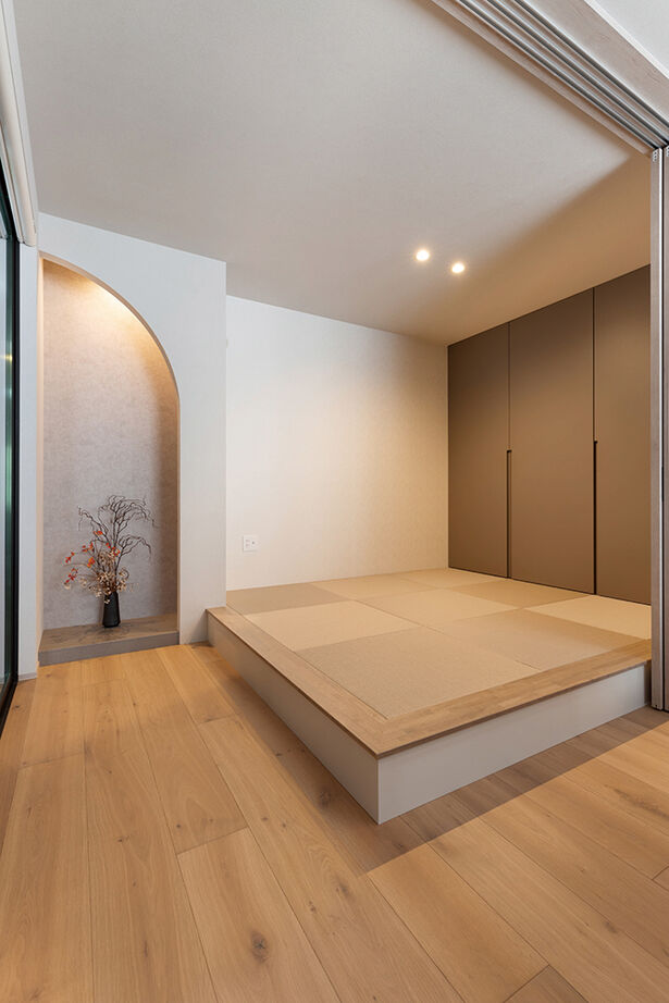 クラシスホーム 【2000万円台/4LDK/ホテルライク/中庭/坪庭/間取図】プライバシーを守りつつ開放感に暮らす、２つの庭の家の建築実例画像13