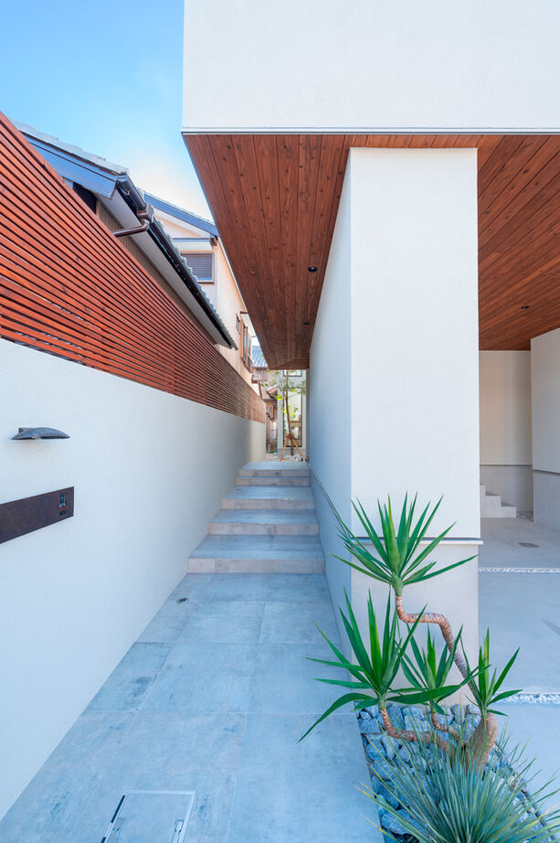 クラシスホーム 【2LDK/45坪/リゾート/2階リビング/ガレージ/間取り図】古材が映えるヴィンテージ空間。バルコニーで寛ぐ家の建築実例画像20