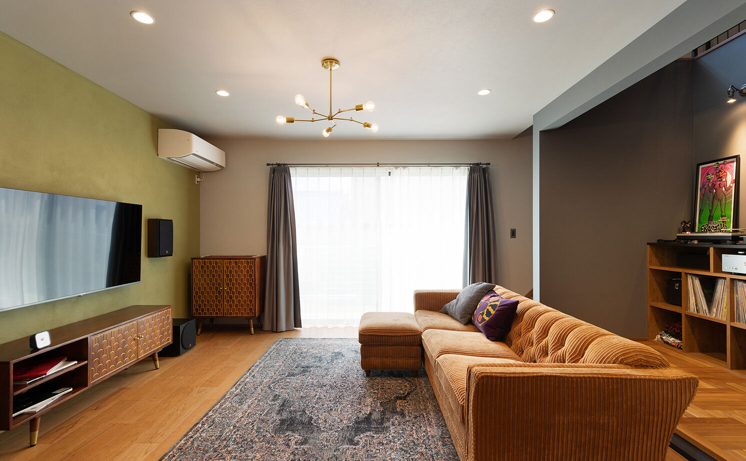 クラシスホーム 【1000万円台/3LDK/ヴィンテージ/レトロモダン/間取図】LDKにDJブース！趣味も日常も満喫！無駄を愉しむ家の建築実例画像5