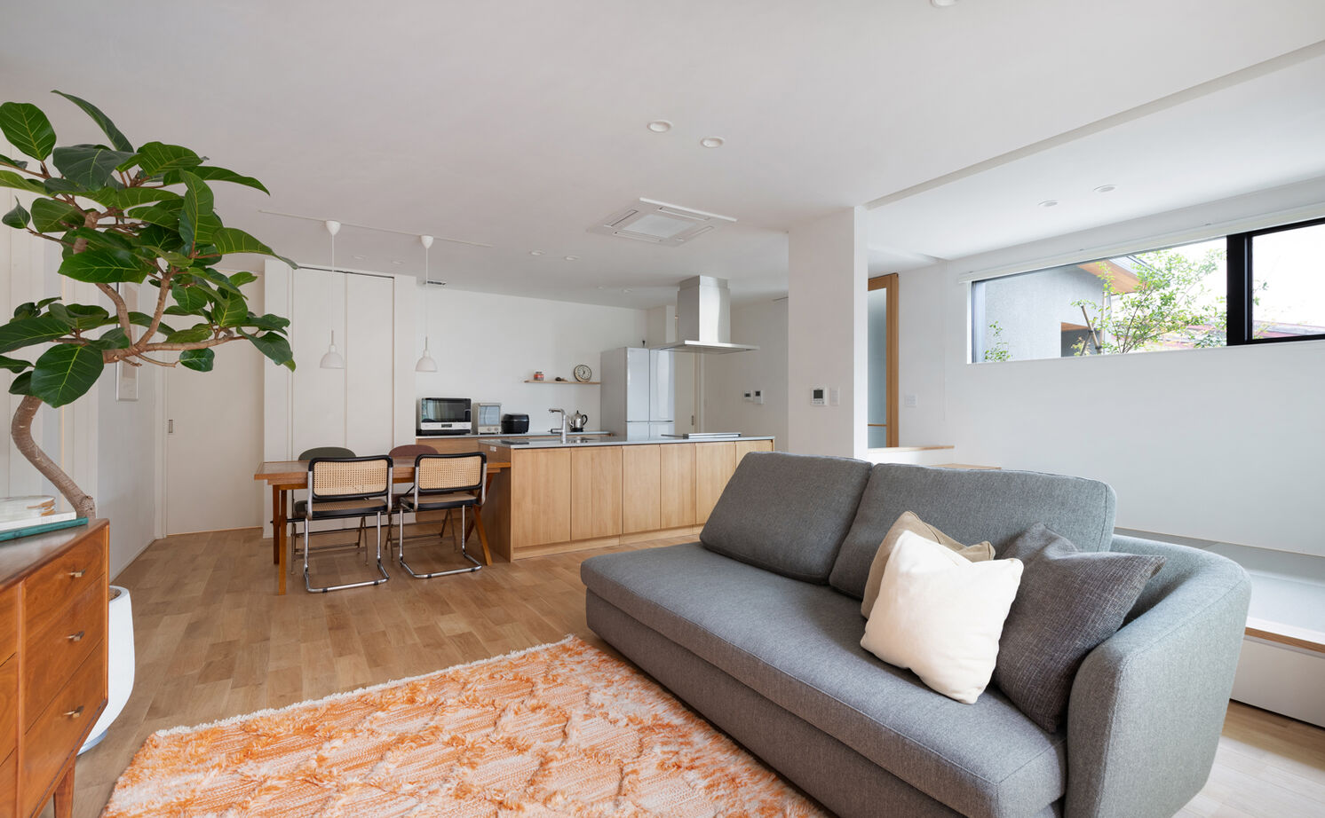 クラシスホーム 【2000万円台/4LDK/32坪/平屋/和モダン/間取図】天然木と塗り壁の質感美。眺望の良い家事ラク回遊動線の家の建築実例画像3