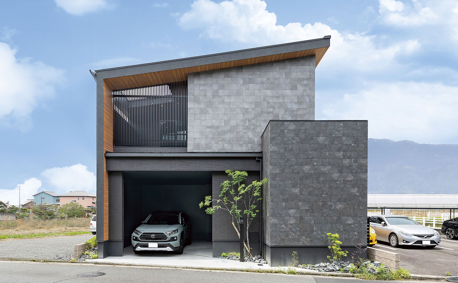 クラシスホーム 【3000万円台/シンプルモダン/45坪/間取り図】家族や友人との時間を特別に。2階リビングのガレージハウスの建築実例画像