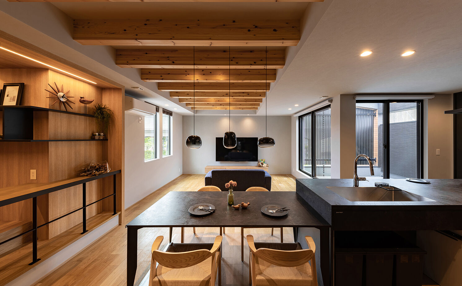 クラシスホーム 【3000万円台/シンプルモダン/45坪/間取り図】家族や友人との時間を特別に。2階リビングのガレージハウスの建築実例画像6