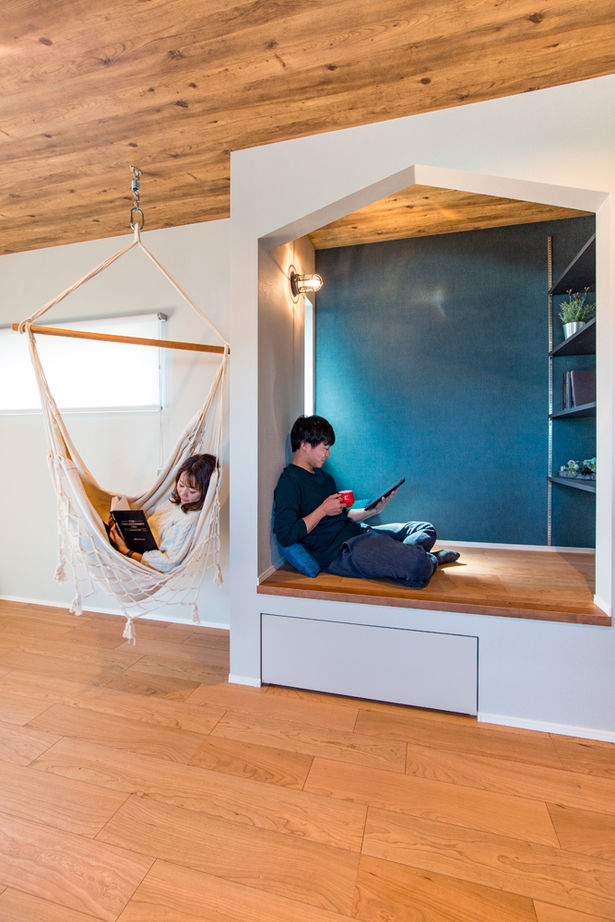 クラシスホーム 【2000万円台/3LDK/44坪/ガレージ/中庭/間取り図】造作家具が調和する、コの字型の平屋ライクな住まいの建築実例画像8