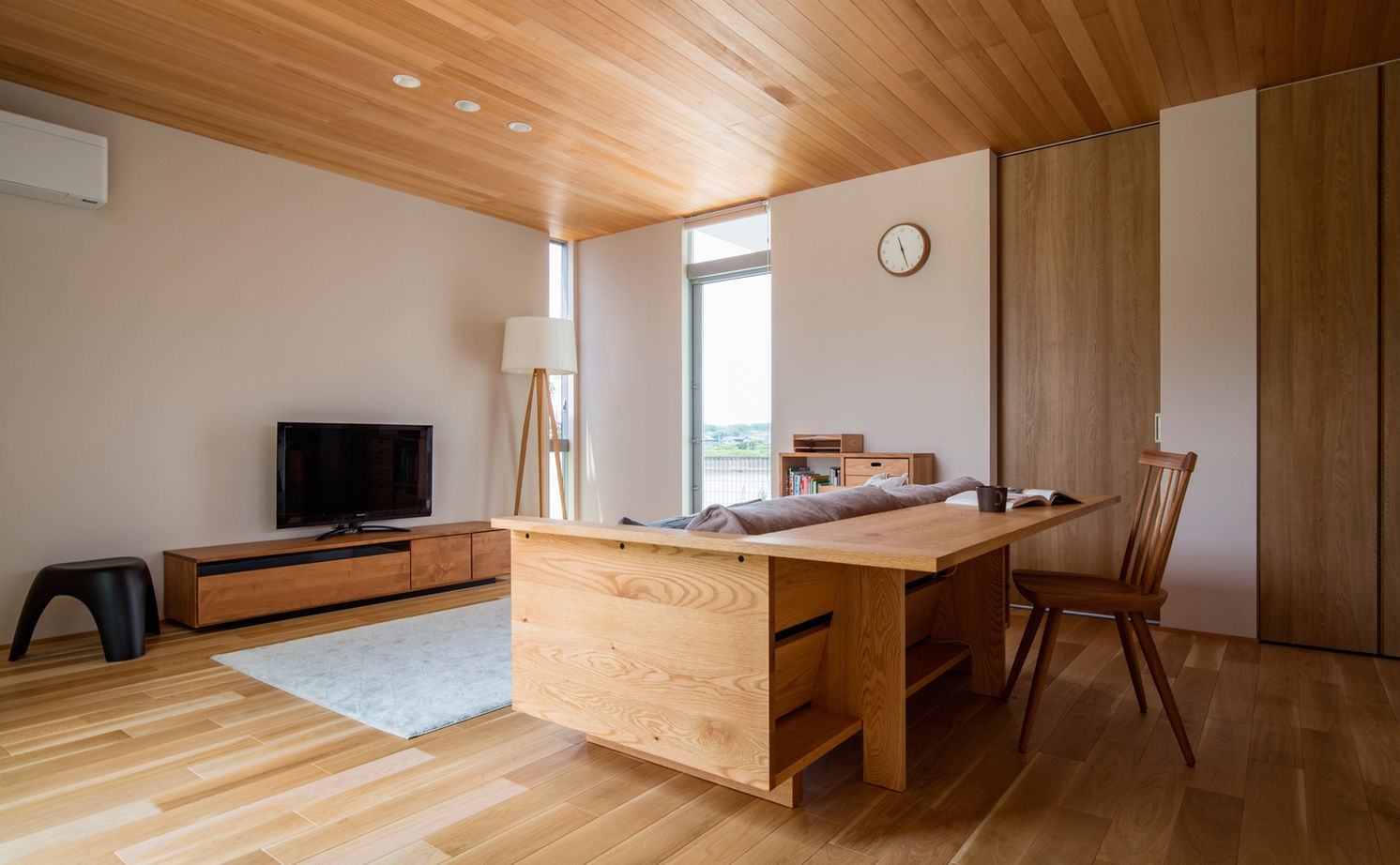 クラシスホーム 【1000万円台/4LDK/ガレージ/中庭/自然素材/間取り図】木と緑溢れるコートハウス。掃除も楽な快適設計の家の建築実例画像5