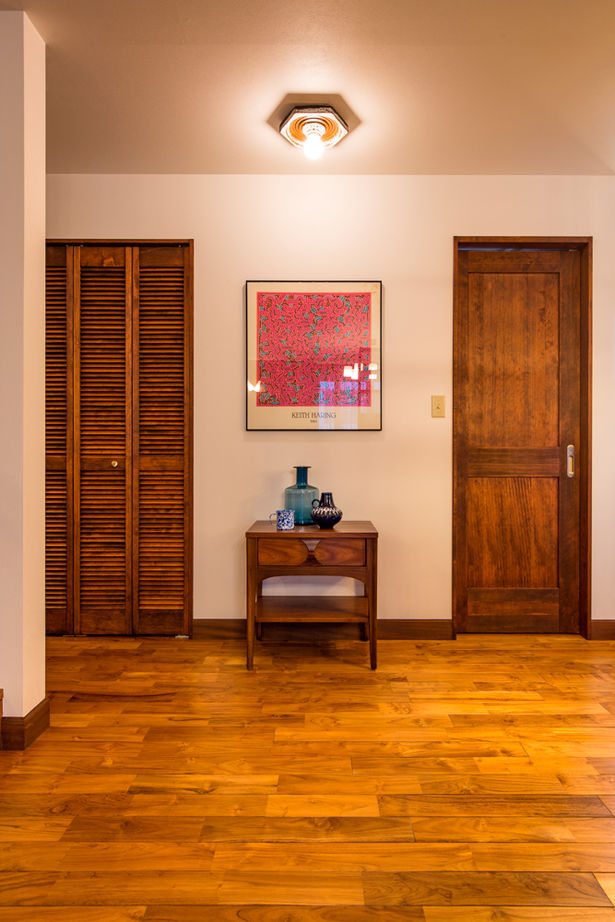 クラシスホーム 【2000万円台/4LDK/アメリカン/ガレージ/間取図】ミッドセンチュリー家具を中心に設計。石貼り壁が映える家の建築実例画像15