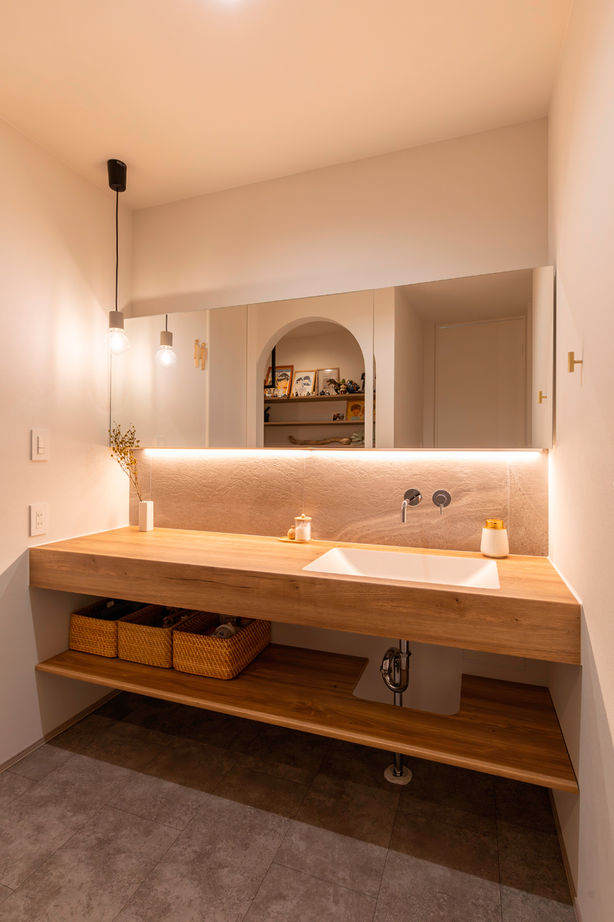 クラシスホーム 【1000万円台/3LDK/31.7坪/平屋/土間/中庭/間取り図】開放感と素材感を楽しむナチュラルモダンな家の建築実例画像9