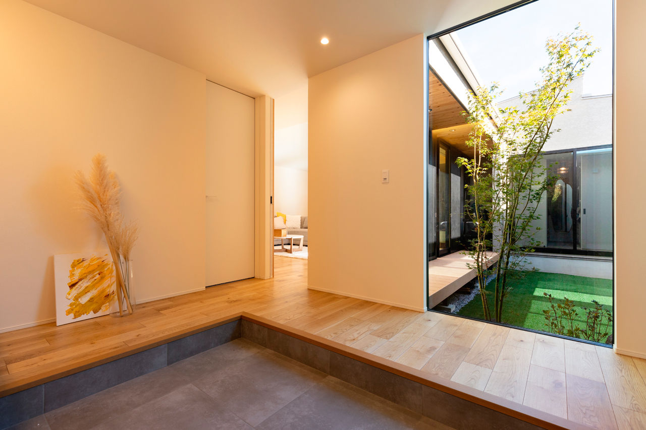 クラシスホーム 【2000万円台/3LDK/平屋/中庭/間取り図】中庭が光と開放感を届け、プライベート感溢れるロの字型の家の建築実例画像6