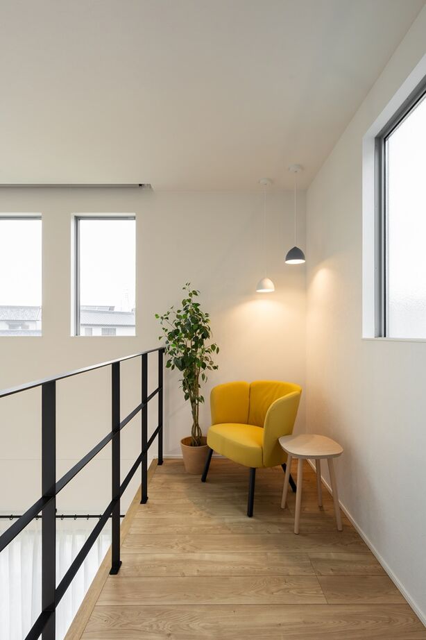 クラシスホーム 【1000万円台/3LDK/北欧モダン/吹抜け/間取り図】白いタイル外壁が映える。秘密基地ヌックと大空間LDKの家の建築実例画像11