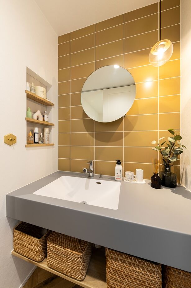 クラシスホーム 【1000万円台/3LDK/北欧モダン/吹抜け/間取り図】白いタイル外壁が映える。秘密基地ヌックと大空間LDKの家の建築実例画像16