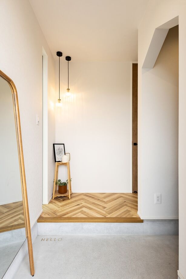 クラシスホーム 【1000万円台/3LDK/北欧モダン/吹抜け/間取り図】白いタイル外壁が映える。秘密基地ヌックと大空間LDKの家の建築実例画像17