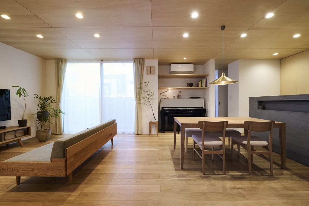 スタジオ・チッタ 【2850万円／33.9坪／間取り図】こだわりやイメージを造作で形に！木の温もり溢れるシンプルデザインの家の建築実例画像3